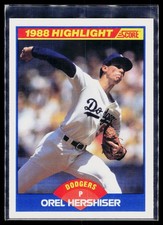 1989 Score #653 Orel Hershiser