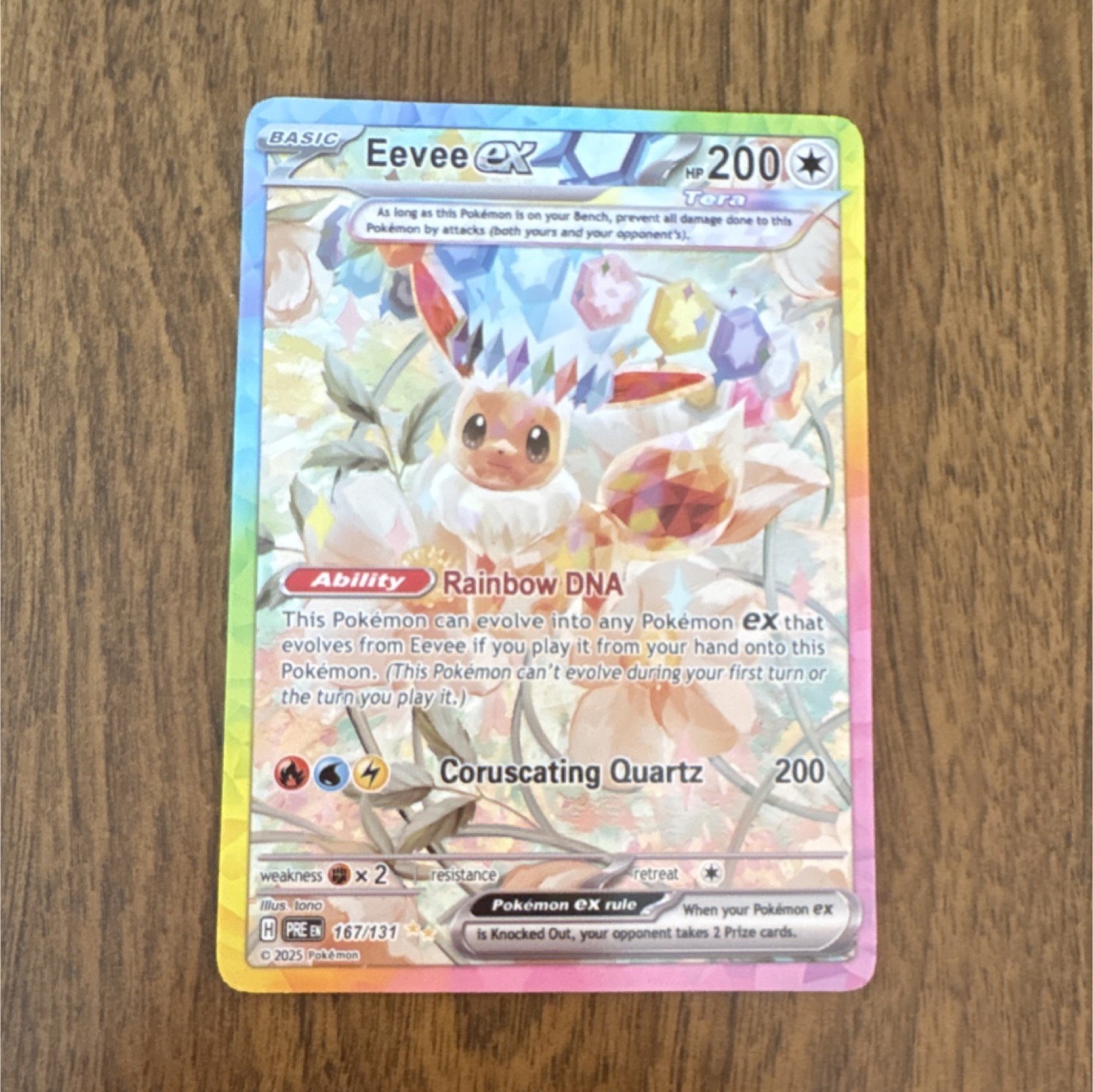 Eevee ex — Prismatic Evolutions