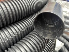 2 x 50m 63mm Metroduct Flexible Electric Cable Duct Black with Coupler