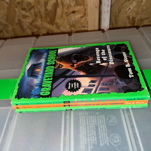 Friedhof Schule Konvolut Bücher 5, 10, 11 Geist in Jungen, Rache die Dinosaurier + - Bild 3 von 3