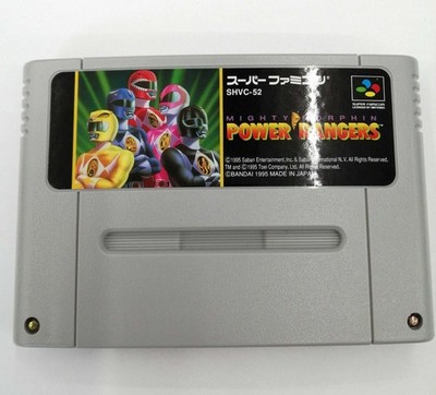 Bandai Super Famicom Soft Power Rangers gebraucht