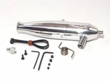 HPI Racing 86138 Aluminum Tuned Pipe Polished 21+
