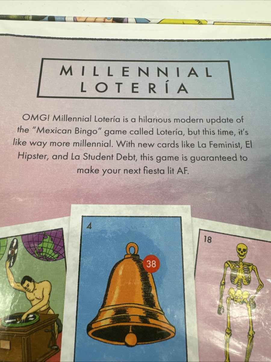 Millennial Loteria Game Family Fiesta Party Game for Latino Millennial Loteria Game Family Fiesta Party Game for Latino