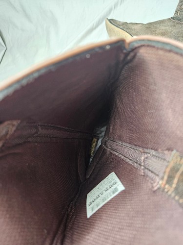 Durango Boots Womens Size 8 Western Brown Leather Pointed Toe Block Heel Pull On - Picture 11 of 12