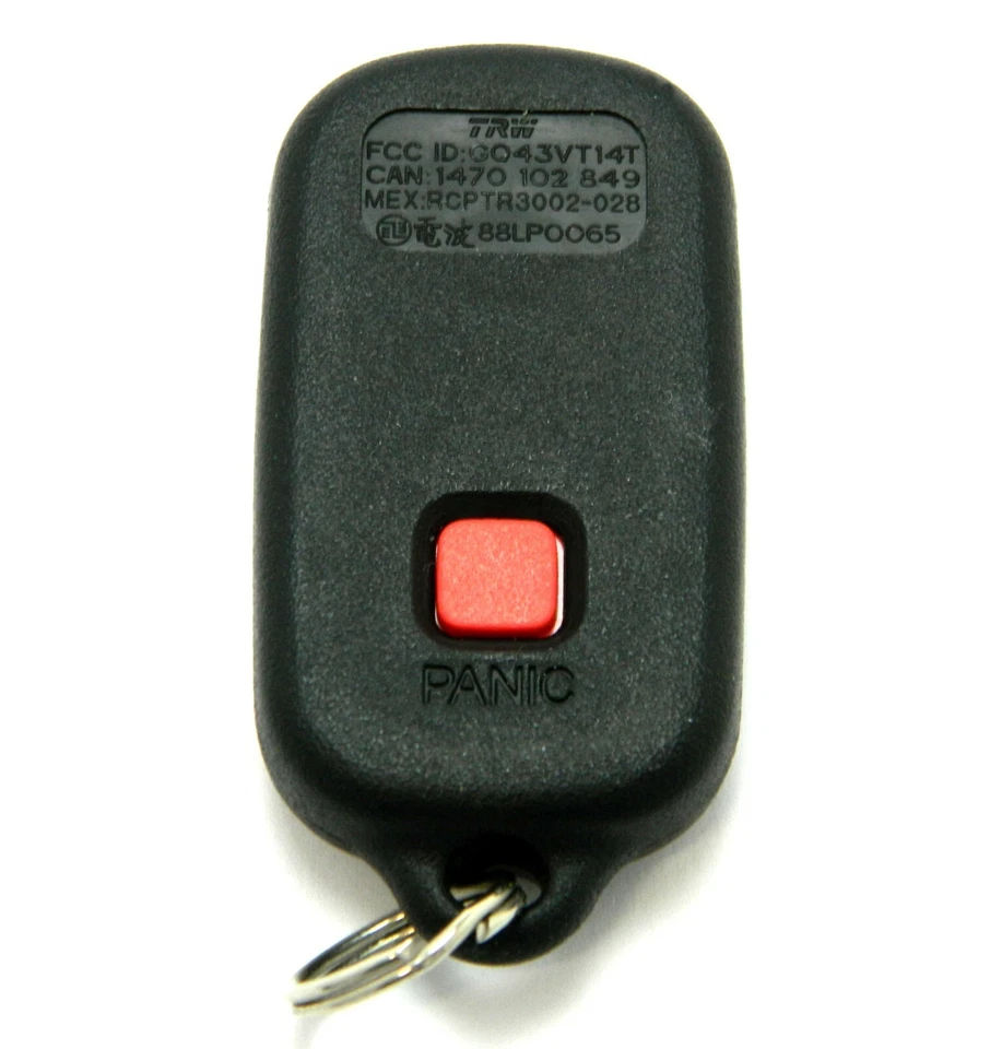 Chaveiro de entrada remoto OEM 2002 2003 2004 2005 2006 TOYOTA CAMRY 89742-AA030  - Imagem 3 de 3