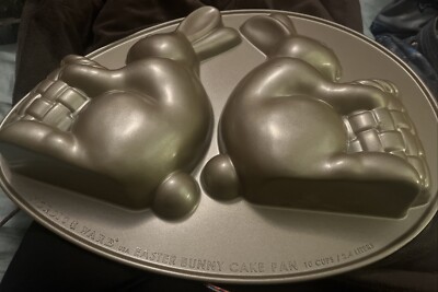 Nordic Ware Easter Bunny Cake Pan Brand New 18'' x 14'' x 2 1/2'' 10 cups/2.4 Liter