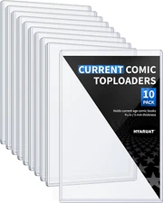 Comic Book Top Loaders for Current, Toploader Hard Sleeves Holder for Comic Book