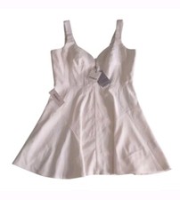 NWT Bardot Size XL Ivory Flare Mini Dress Nordstrom