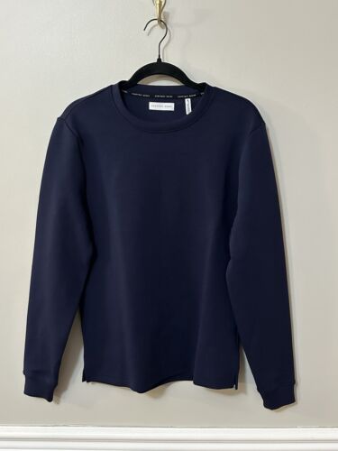 Geoffrey Beene Men’s Navy Blue Crew Neck Sweatshirt Size Small