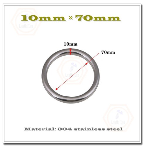 Anillo de acero inoxidable 304 sin costura de acero sólido, anillo de acero sin costura, junta tórica - Imagen 49 de 54