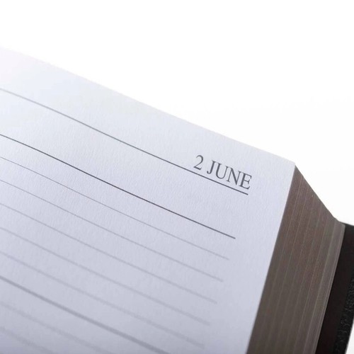 Collins Five 5 Year Diary Black A5 Size Undated Day A Page Lockable Organiser - Picture 7 of 10
