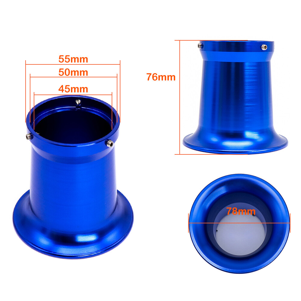 Motorcycle 40mm Carburetor Air Filter Cup With Net Velocity Stacks For Carb