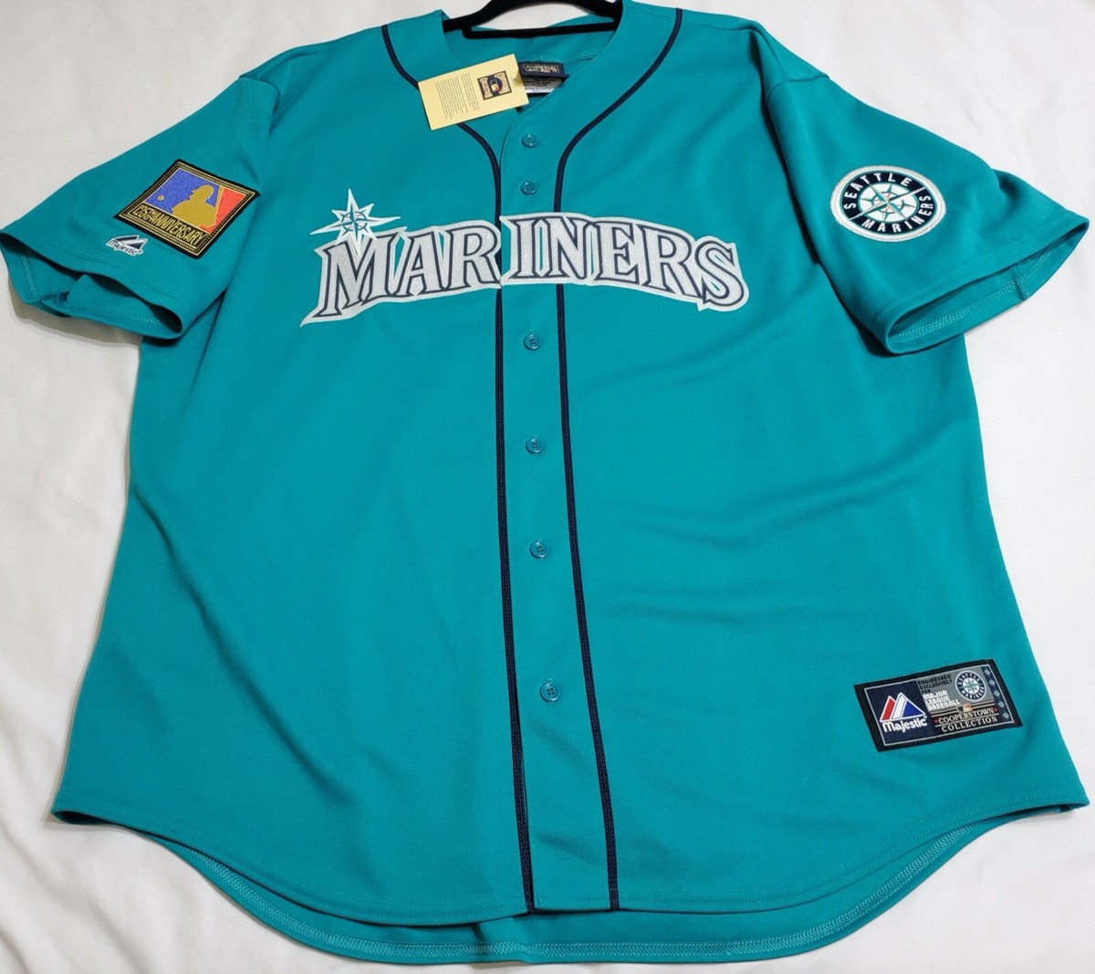 Majestic 2XL Seattle Mariners TEAL KEN GRIFFEY JR. Jersey | eBay