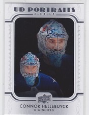 19/20 UD...CONNOR HELLEBUYCK..PORTRAITS...# P-13...JETS...FREE COMBINED SHIPPING