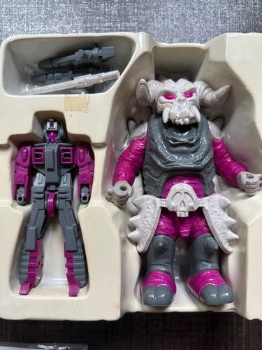 G1 Takara Transformer Pretenders D-202 Dowlos / Skullgrin MIB Unused Japan Box - Picture 10 of 12