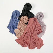 Plain Long Scarf Women Muslim Head Cover Wrap Shawls Bonnet Headwear Islamic New