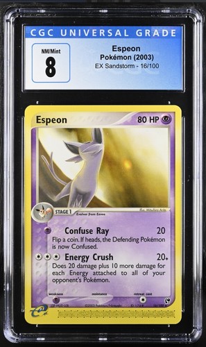 Espeon graded CGC 8 for sale on eBay