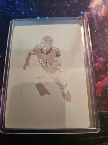 2018 Panini Obsidian #179 Sam Hubbard Magenta Printing Plate Rookie 1/1! - Picture 1 of 2