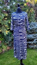 LaSalle * Hochwertiges Designer  Business-Etuikleid *  Blau-weiß * Gr. M * Topp