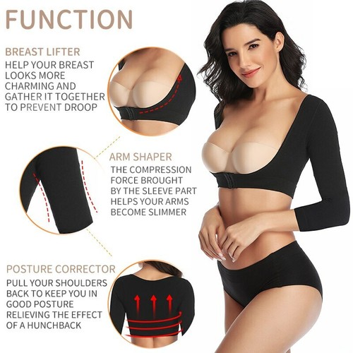 Formador de brazos post cirugía brazo compresión prenda corrector de postura prendas para el torso - Imagen 3 de 22