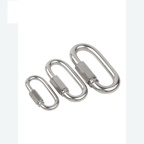 Vente Serrure à vis mousqueton robuste crochet en acier inoxydable escalade camping