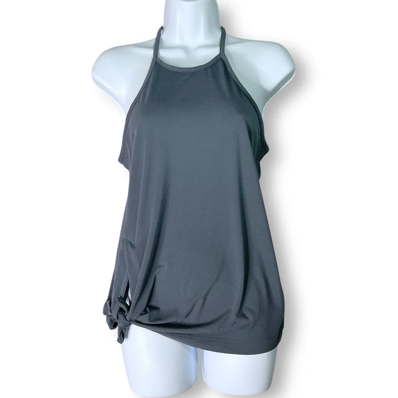 athleta tunic racerback long athletic active gym tank-top