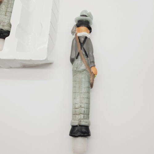 Scarecrow Fall Halloween Taper Candles—Set Of 2—NIB Creepy - Bild 3 von 4