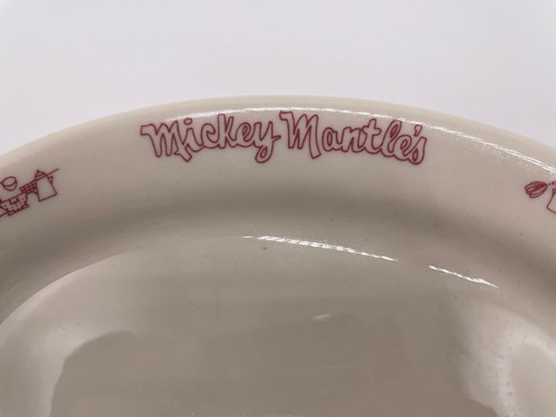 Mickey Mantle Oval Bread & Butter - made by Shenango China U.S.A.  - Bild 3 von 7