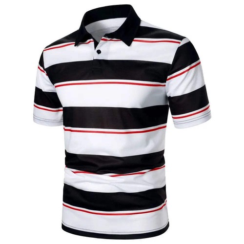 Men's Short Sleeve Summer Polo Shirt - Picture 13 of 16