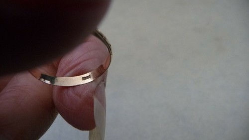 #21X Vintage 10K GELBGOLD RING Gr. 7 CLUSTER 8 Perlen - Bild 10 von 10