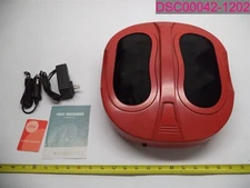 QY-2801B Electric Blood Circulation Foot Massager Red/Black