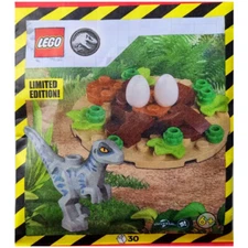 LEGO Jurassic World Raptor Nest Paper Bag 122402 (SEALED)