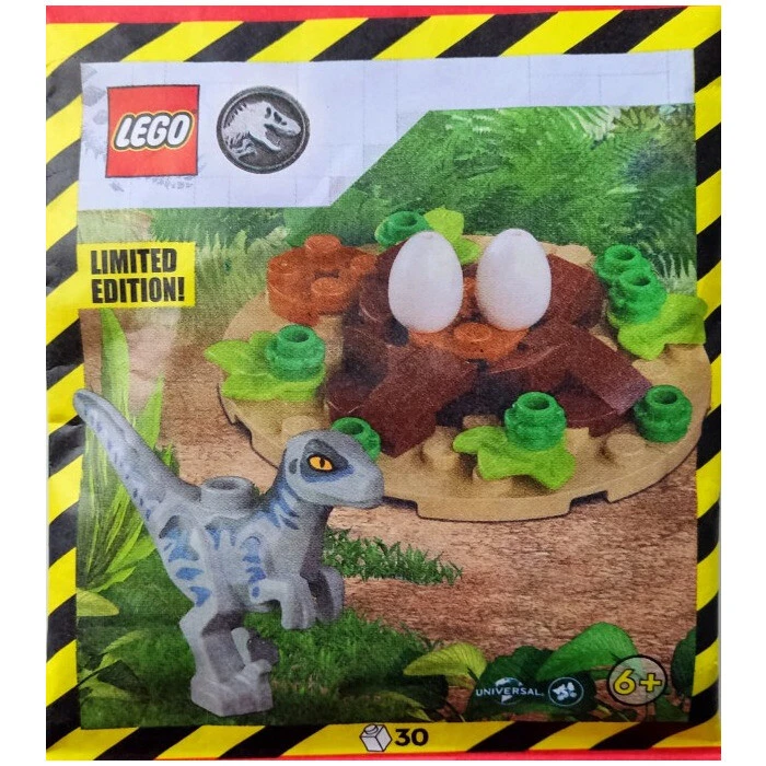 LEGO Jurassic World Raptor Nest Bolsa de Papel 122402 (SELLADO)