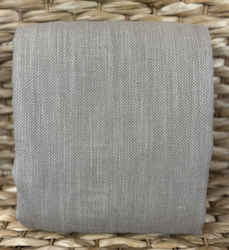West Elm Cortlandt Linen Blend Basketweave Curtain Panel 48” x 96" Color: Clay