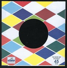 HMV harlequin diamonds - REPRODUCTION RECORD COMPANY SLEEVES - pack of 10 