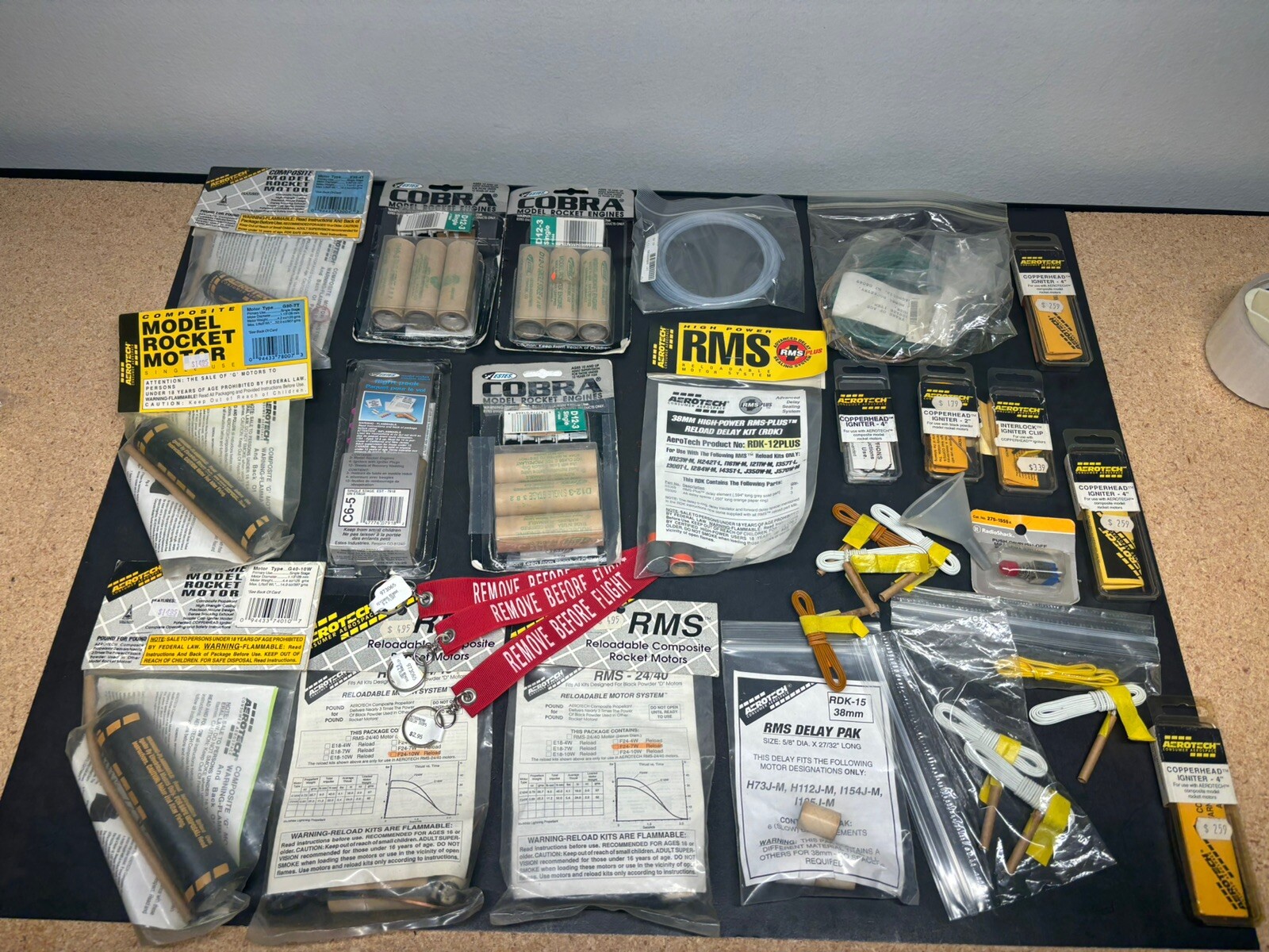 Vintage AEROTECH RMS Model Rocket Building Supplies Copperhead Reload