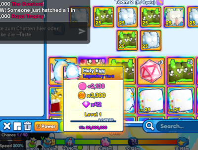 Shiny Holy Egg | Bubblegum Simulator Infinity | Instant Delivery  