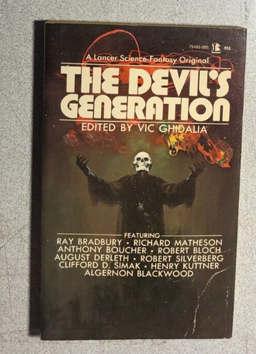 THE DEVIL'S GENERATION ed. Vic Ghidalia (1973) Lancer horror anthology paperback