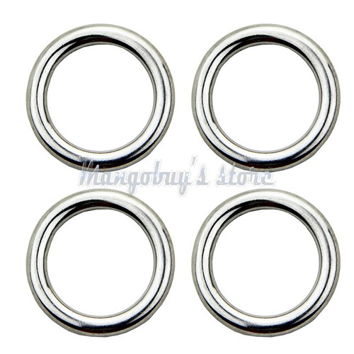 10PCS Delta & O & D Ring rings 316 Stainless Steel Polished Welded 15 20 25 30mm - Bild 19 von 30