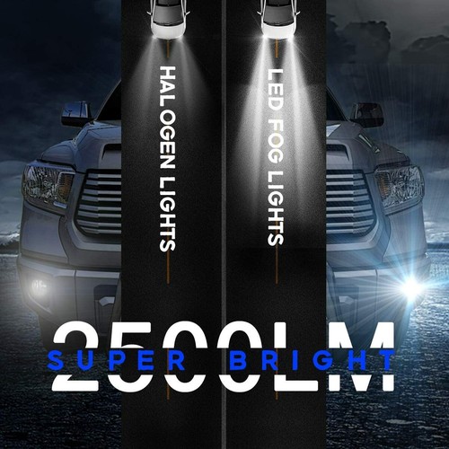 2PCS LED Fog Lights Driving Assembly Fit For 2005-2011 Tacoma 2007-2013 Tundra - Picture 5 of 11
