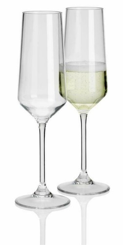 2 Stück Camping Polycarbonat Gläser wahlweise Sektglas Weinglas Wasserglas Savoy - Bild 4 von 5