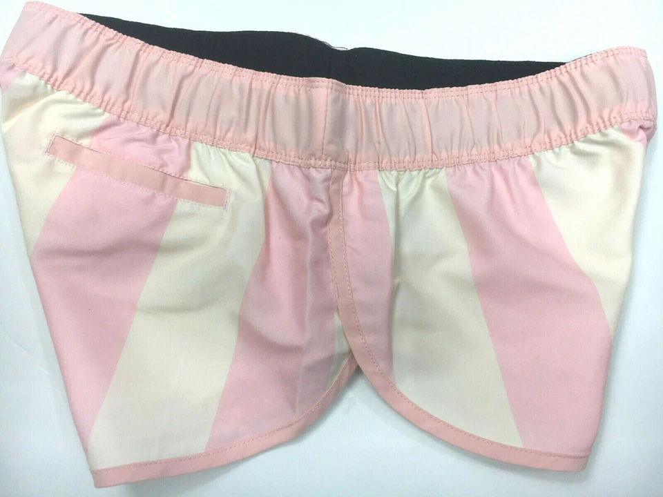  Pantalones Cortos Hurley Board Rugby Beach Rider Rosa 603 Cintura Elástica Surf Playa  Foto 3 de 4