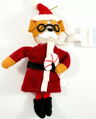 Target  Wondershop 2022 Felted Wool Dog Christmas Tree Ornament New