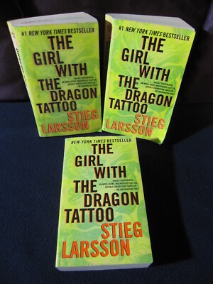 Girl with the Dragon Tattoo: Set of 3 - Great for Book Club! Incl. Shipping!!
