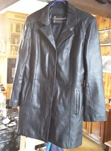 T42 Cuir Femme Glac Agneau En xl Manteau aHt5wqn