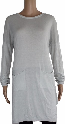 69 Lang Damen Italy Schwarz Pullover Wolle Shirt Superbugs Hellblau 90 Uvp qzawZSff