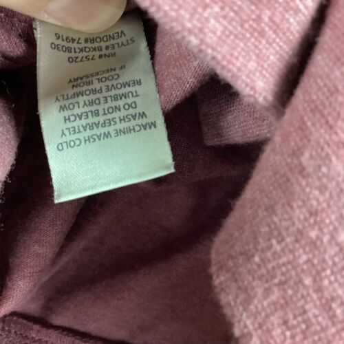 BKE camicia fibbia donna XS pullover collo cappuccio bordeaux felpa tasca anteriore - Foto 10 di 10