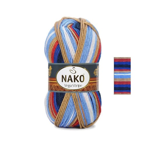 4 Pack Yarn, Self Striping, #4 Medium Premium Acrylic Yarn, Print colors - Picture 2 of 22