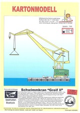 MDK - Verlag     Schwimmkran  Greif II  Maßs...