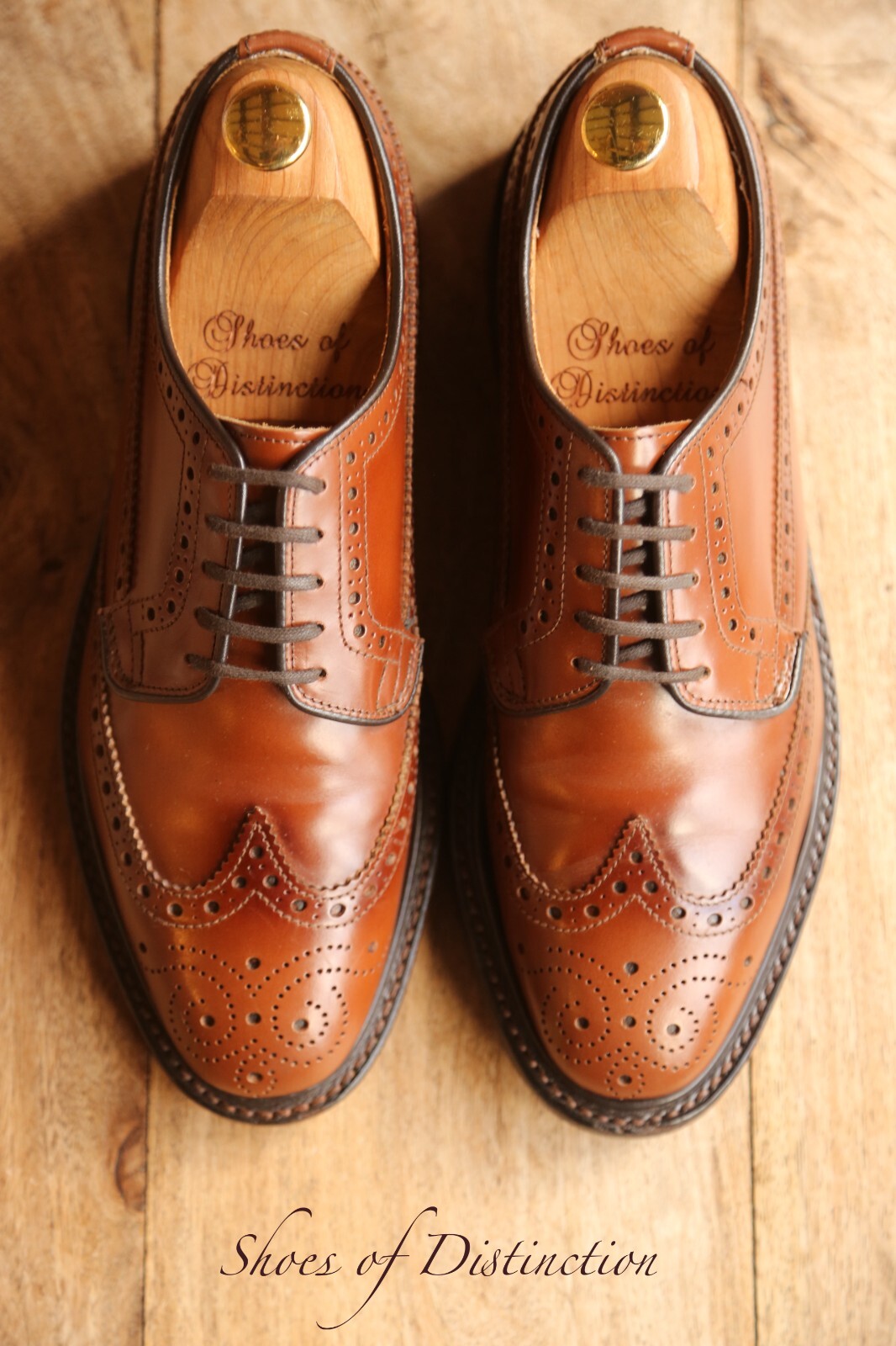 Loake Brown Leather Derby Brogue Lace 